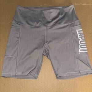 Men’s Tapout Spandex Shorts Gray WWE XL